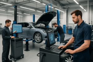 Experimenta la vanguardia en diagnóstico y mantenimiento automotriz para reparaciones rápidas y seguras, reduciendo errores y tiempos de espera.